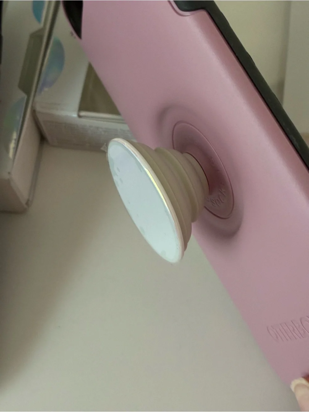OtterBox Otter+Pop Symmetry Series Phone Case with PopSocket - Pink & Black